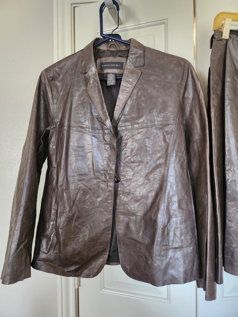 Banana Republic Brown Leather Jacket - Picture 2 of 6